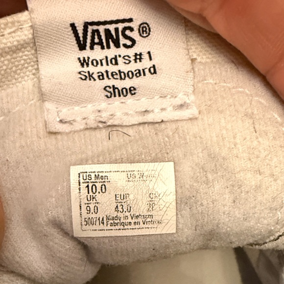 Vans Classic White High-Tops - Picture 10 of 10